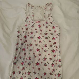 buy 1 get 1 50% off. White floral tank